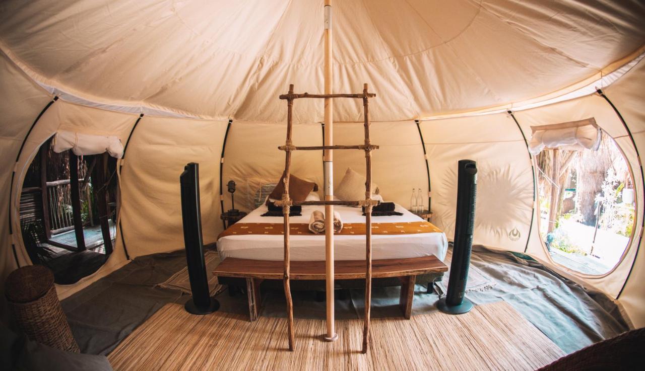 ホテル Uman Glamping & Cenote トゥルム エクステリア 写真