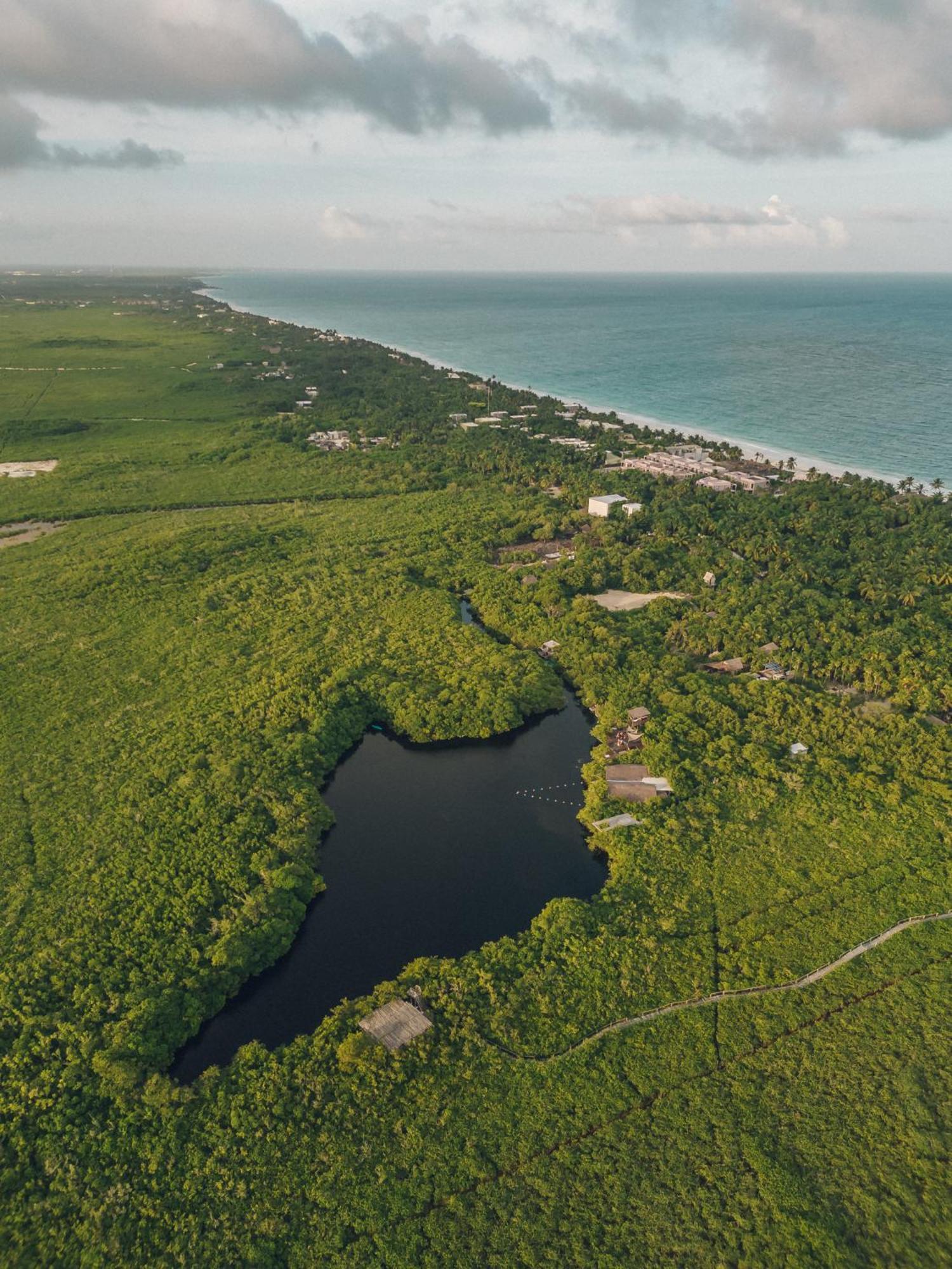 ホテル Uman Glamping & Cenote トゥルム エクステリア 写真
