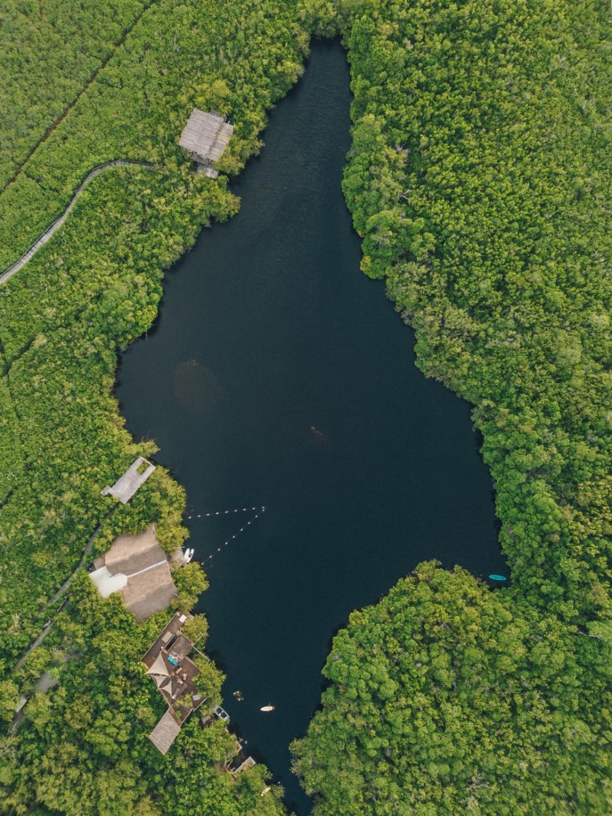 ホテル Uman Glamping & Cenote トゥルム エクステリア 写真